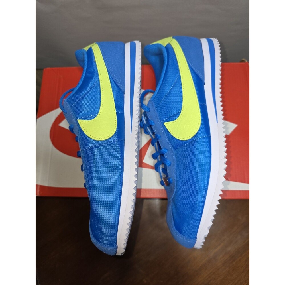 Nike Cortez Nylon Blue Lemon Twist Kids 6.5Y Womens 8 Sneakers IB7748-406 NEW - Picture 4 of 10
